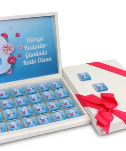 8 mart için hazırlanan ozel cikolatalar