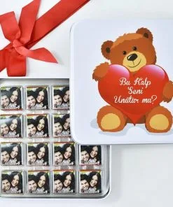 Sevgiliye Resimli Çikolata